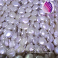 High luster AAA Grade coin shape 12--13 mm round freshwater pearl with clean surface